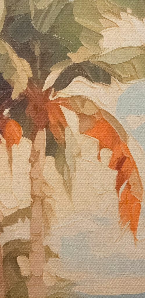 Painting of palm trees