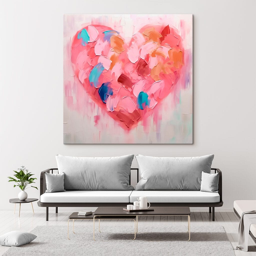 Painting of a heart