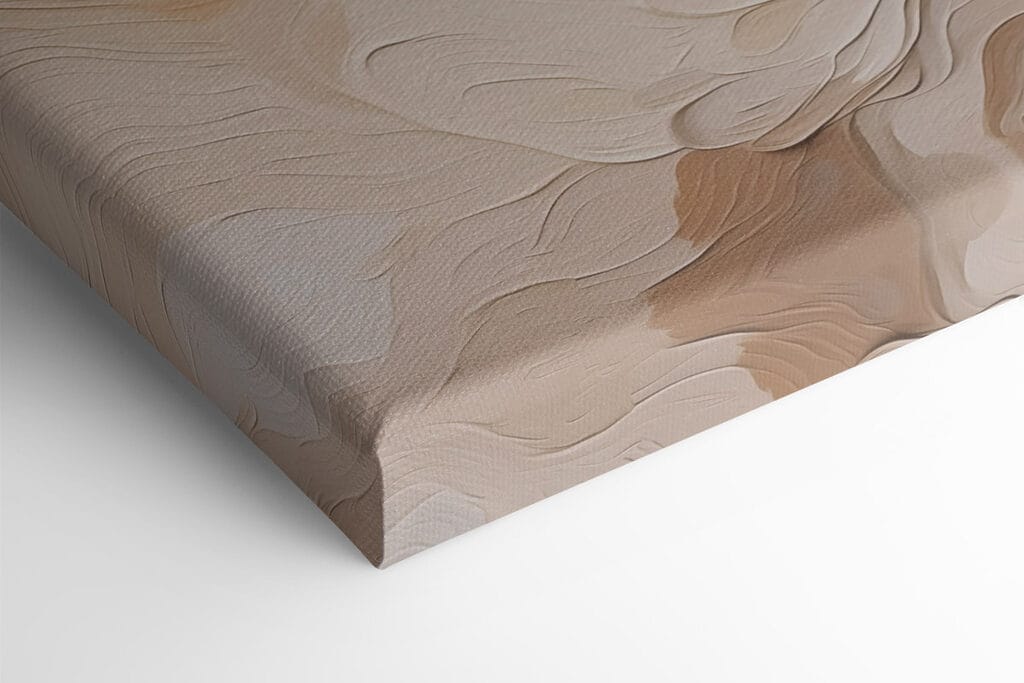 Soft hues in flowing abstraction