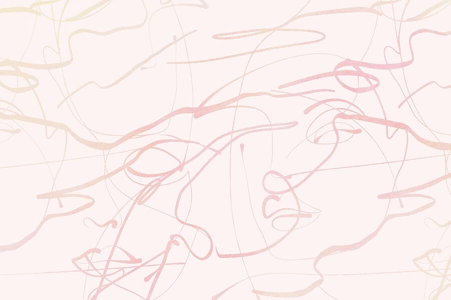 Pink lines on a white background Pink lines on a white background