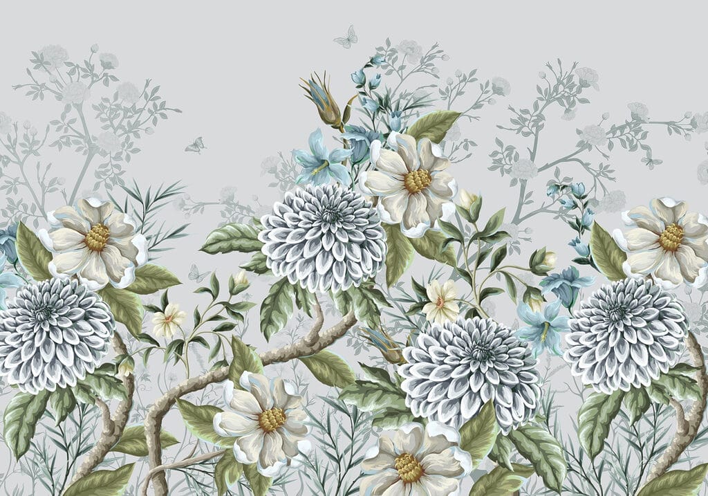 Delicate floral arrangement in soft hues