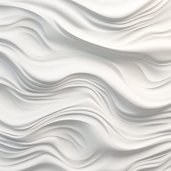 White wavy surface with lines White wavy surface with lines