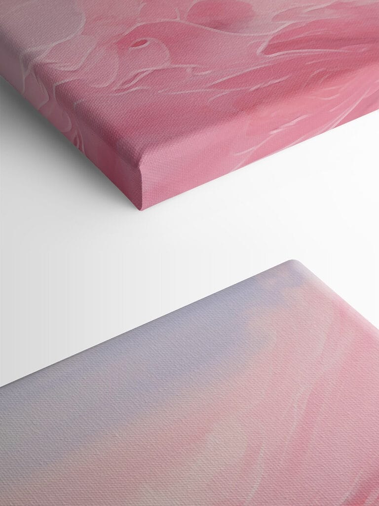 Pink and white cloud