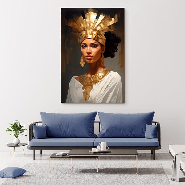 Regal elegance adorned with ancient attire Regal elegance adorned with ancient attire