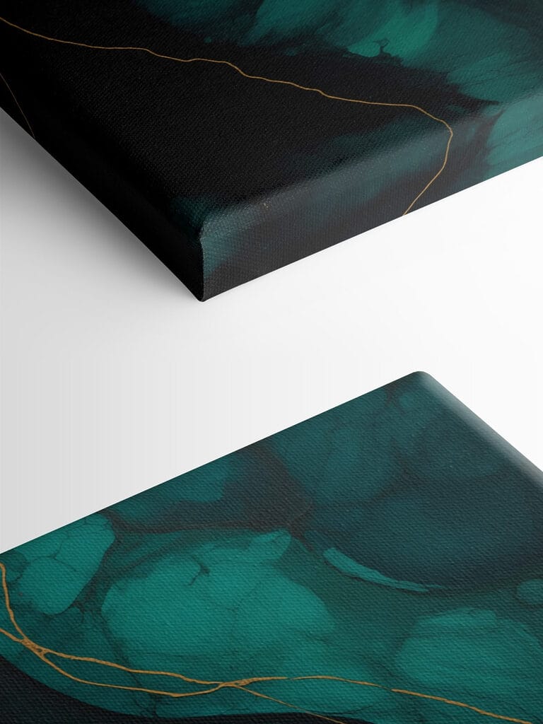 Serene flow of emerald and earth Serene flow of emerald and earth