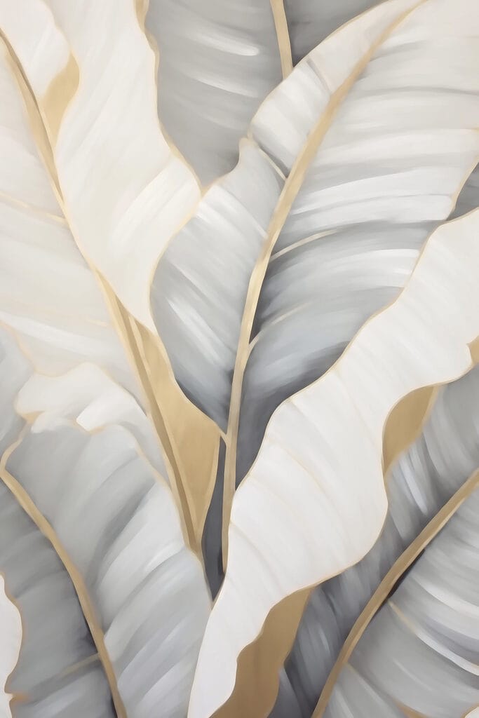 Lush leaves in serene harmony