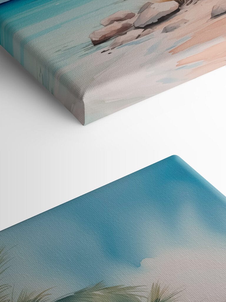 Palm trees on a beach Palm trees on a beach