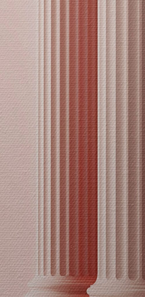 Row of white pillars Row of white pillars