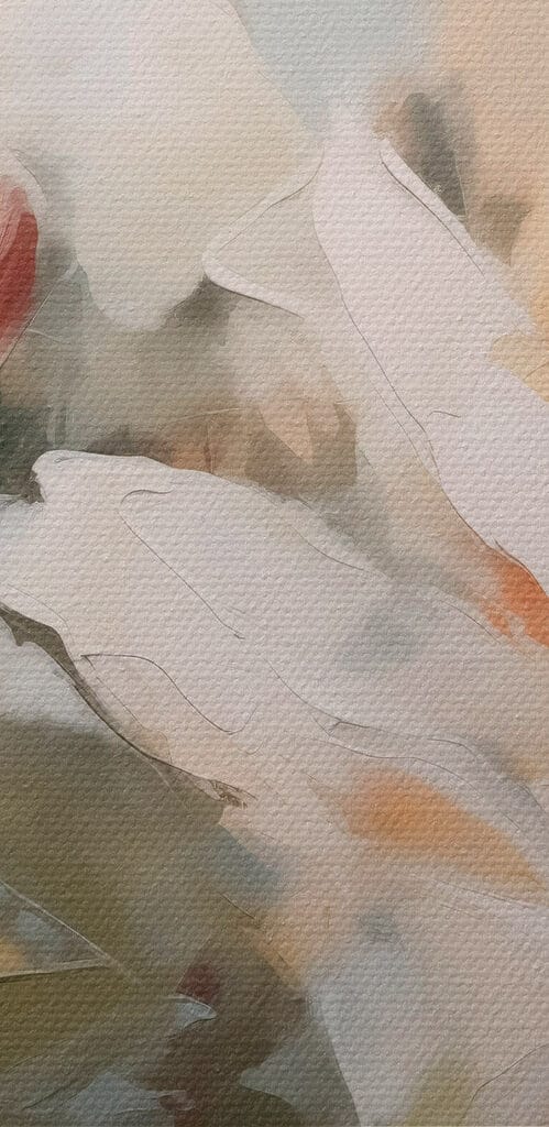 Painting of flowers on a blue background Painting of flowers on a blue background