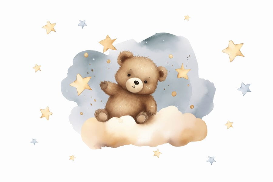 Teddy bear on a cloud Teddy bear on a cloud
