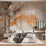 Фотошпалери Пальми в тумані
