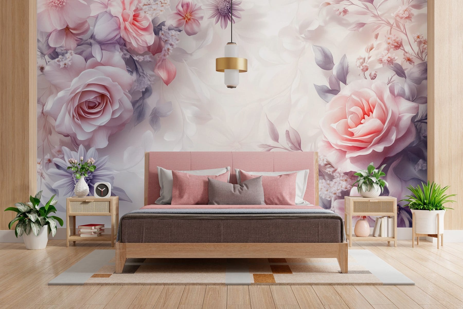 Delicate blossoms in soft hues