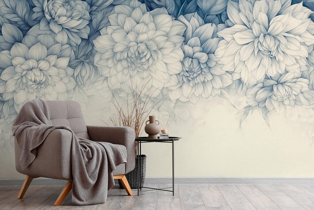 Delicate blooms in soft hues