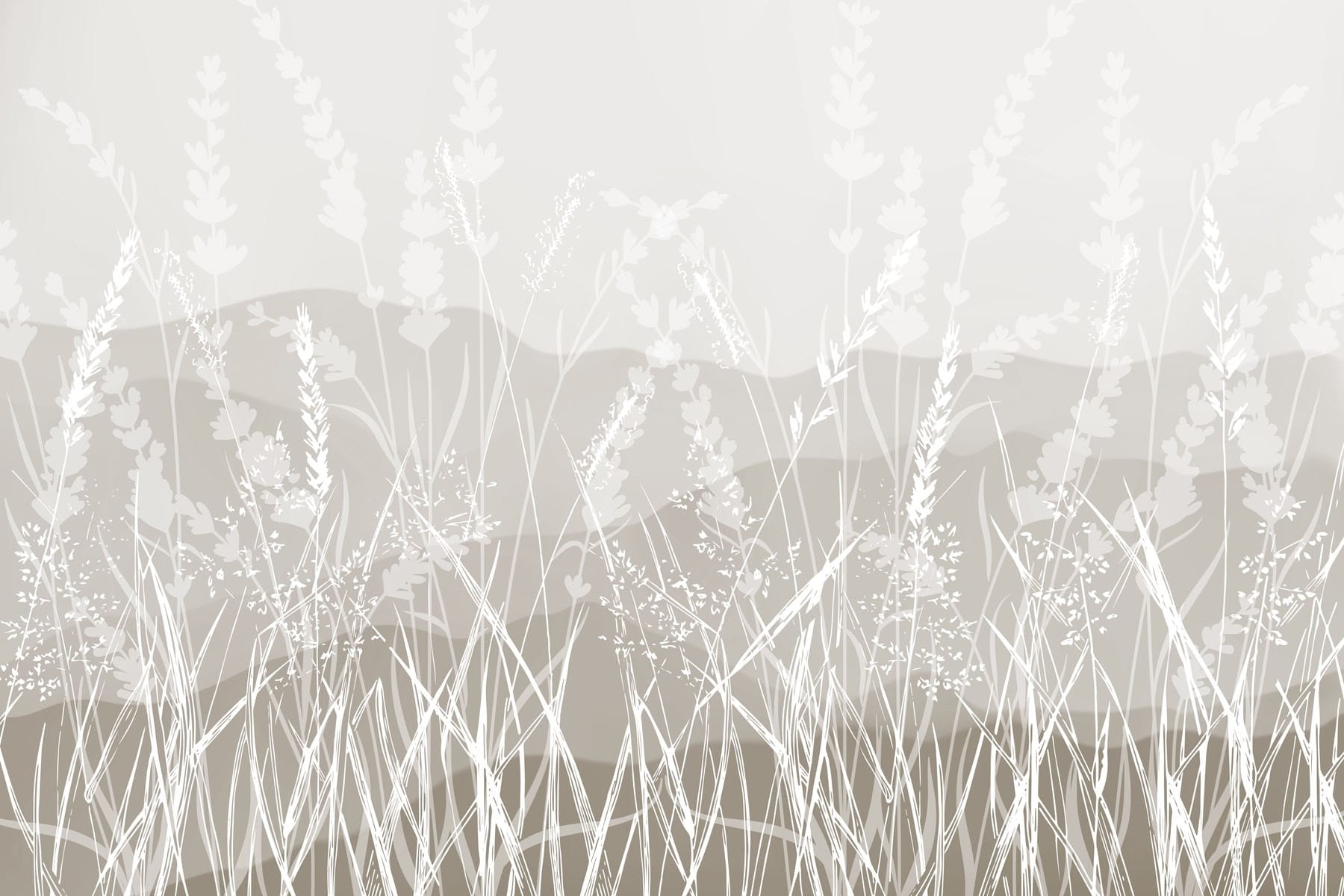 Field of grass with a mountain in the background Field of grass with a mountain in the background