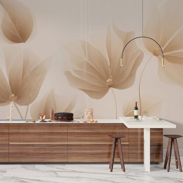 Delicate leaves in soft hues Delicate leaves in soft hues