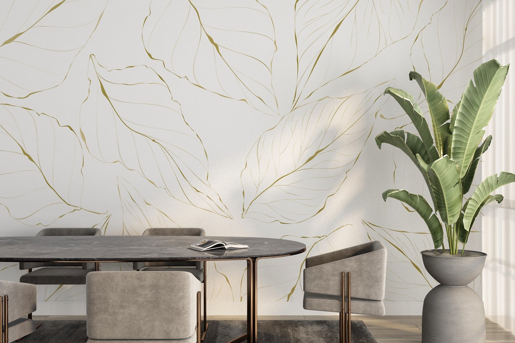 Pattern of leaves on a white background Pattern of leaves on a white background