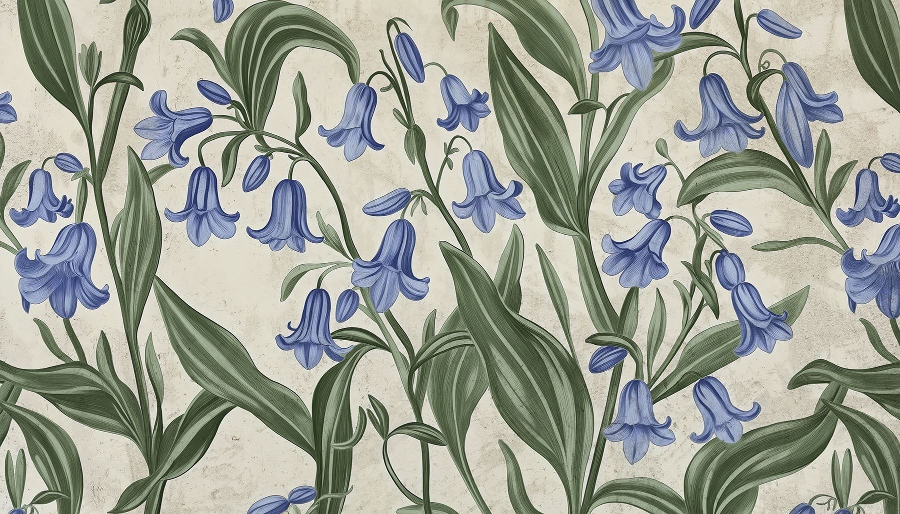 Serene blue blooms in soft hues Serene blue blooms in soft hues