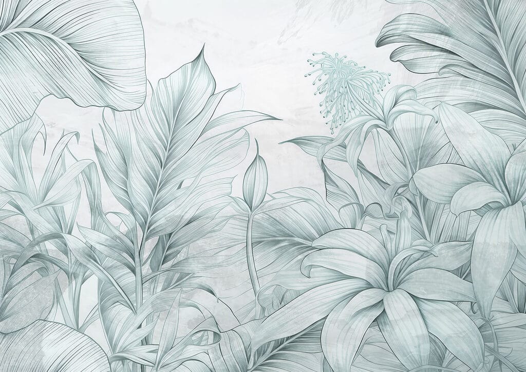 Delicate leaves in soft tones Delicate leaves in soft tones
