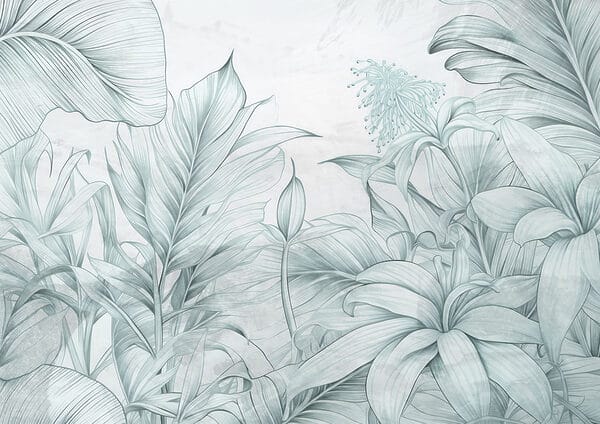 Delicate leaves in soft tones Delicate leaves in soft tones