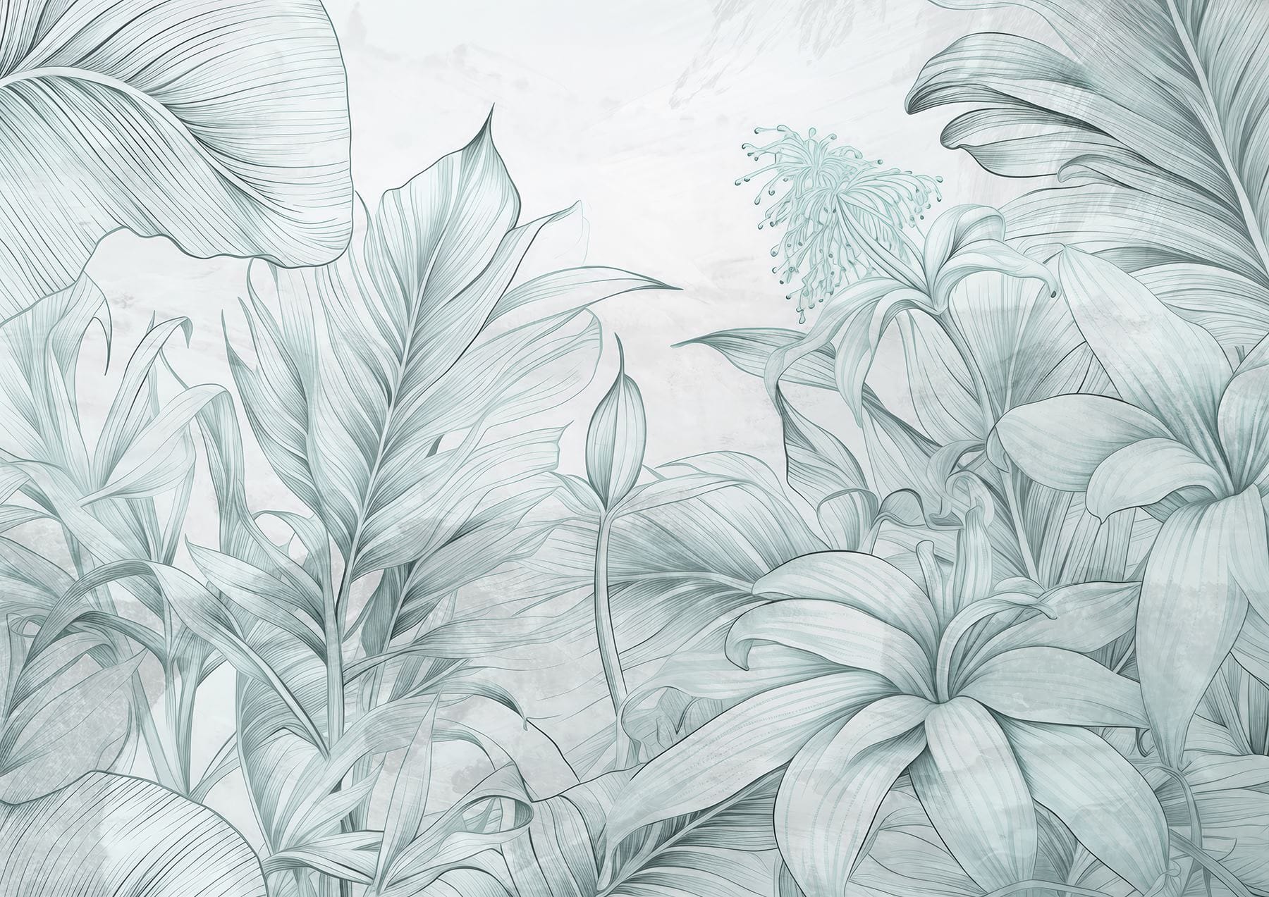 Delicate leaves in soft tones Delicate leaves in soft tones