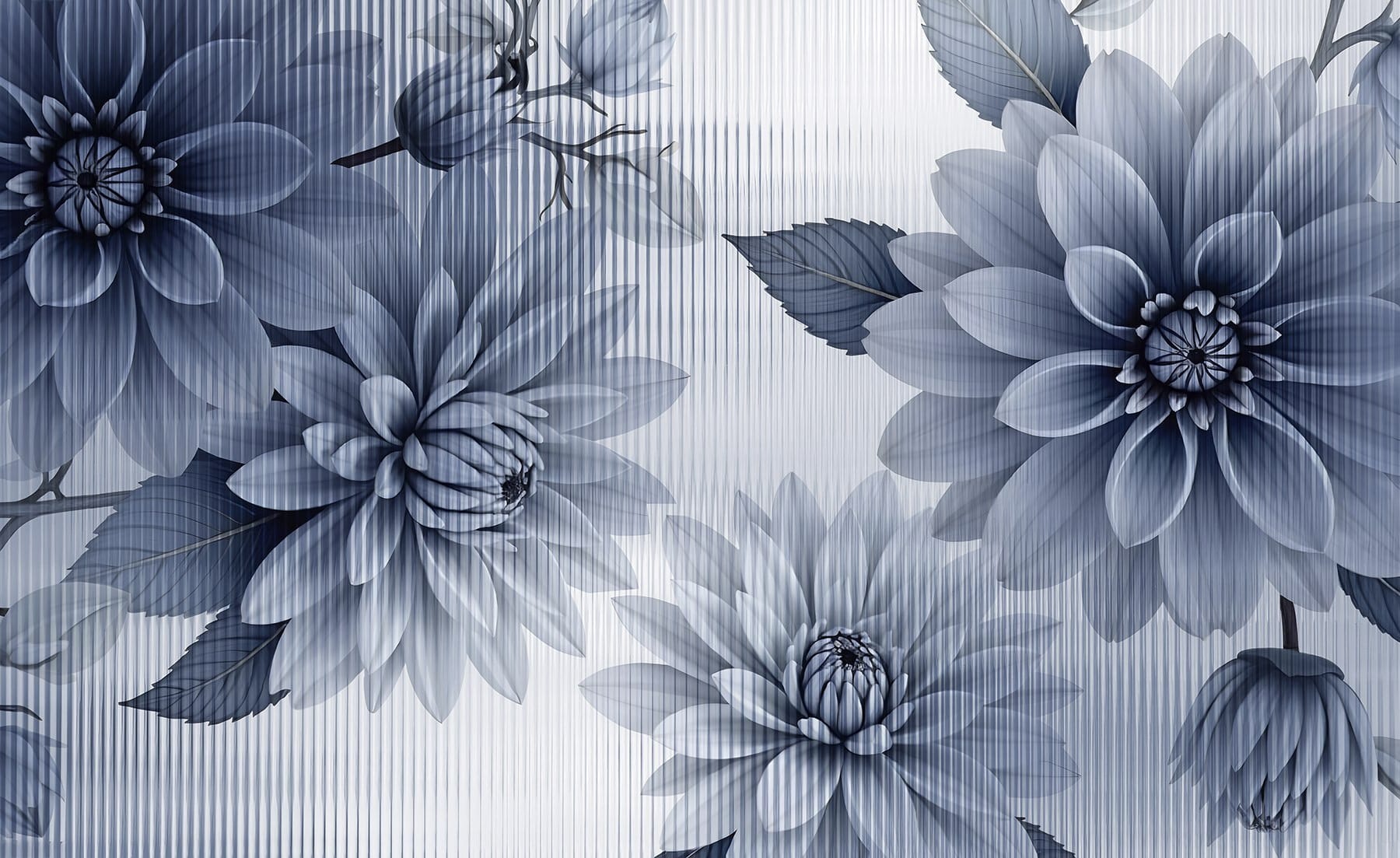 Delicate blooms in soft hues