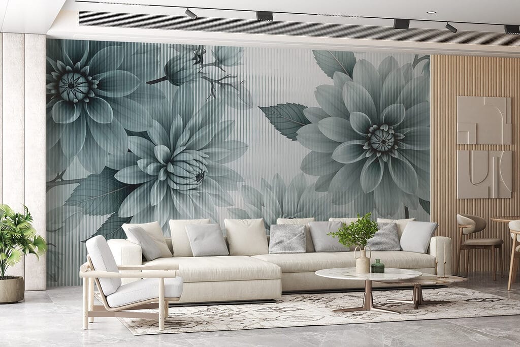 Delicate blooms in muted tones