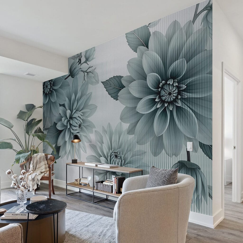 Delicate blooms in muted tones