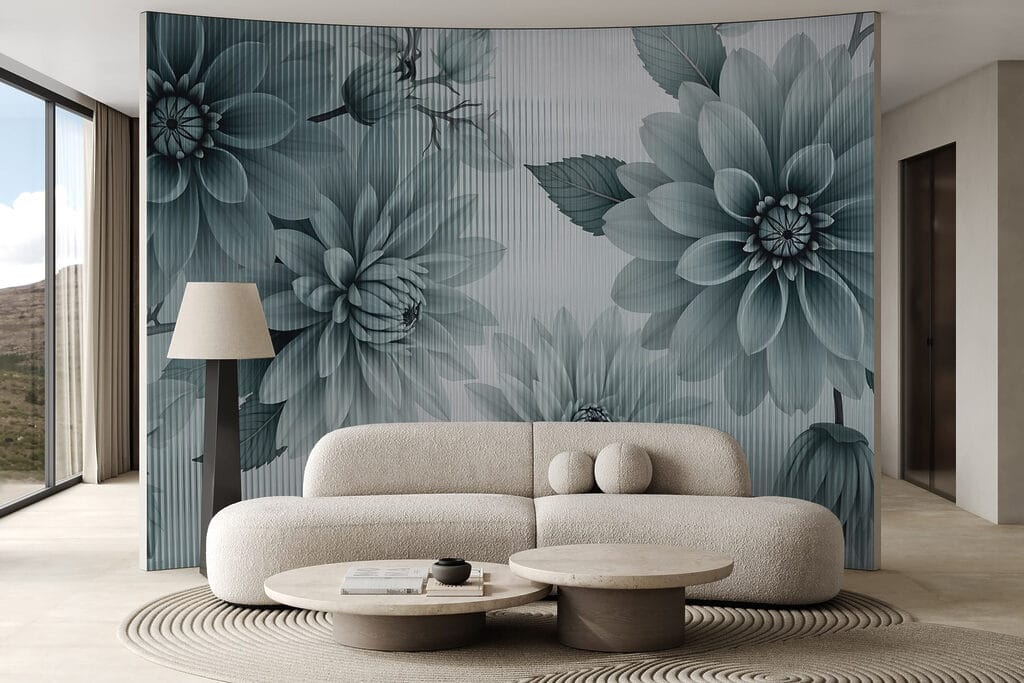 Delicate blooms in muted tones