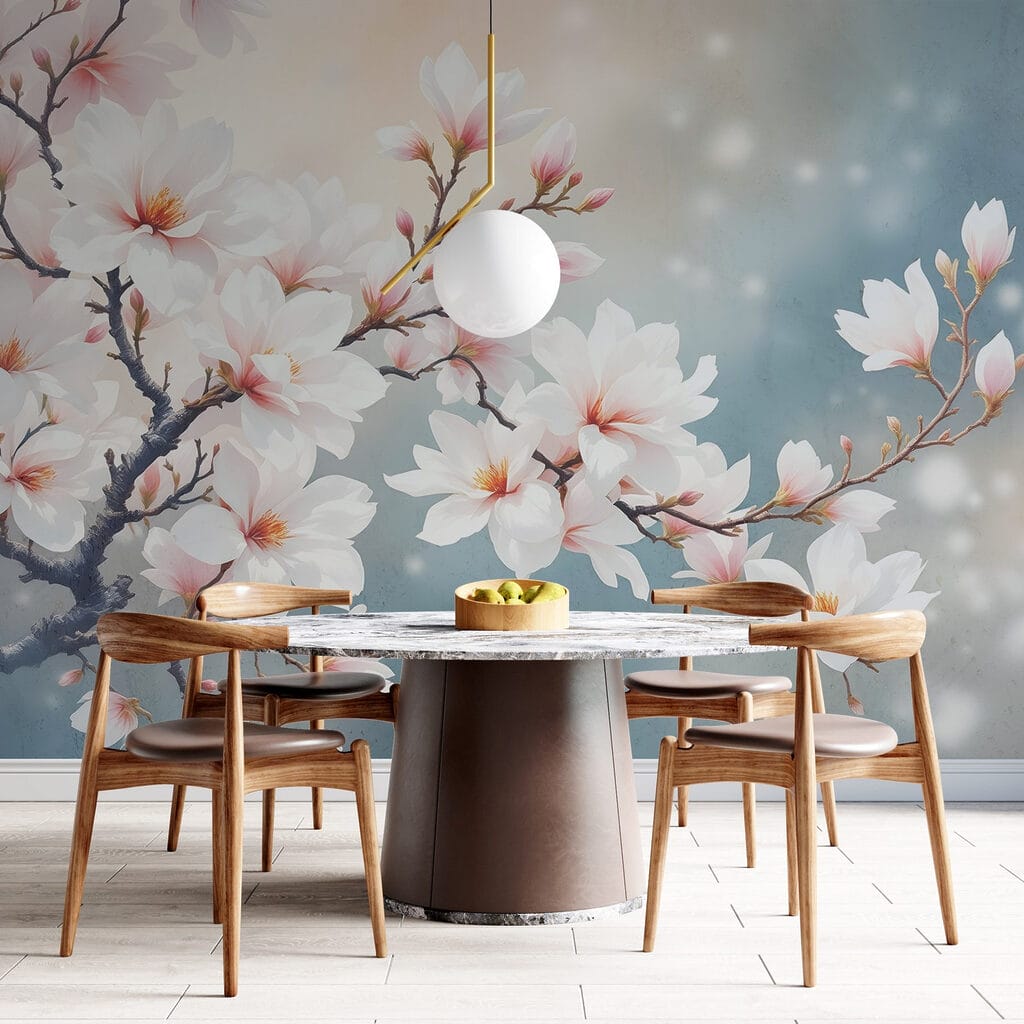 Tree with white flowers