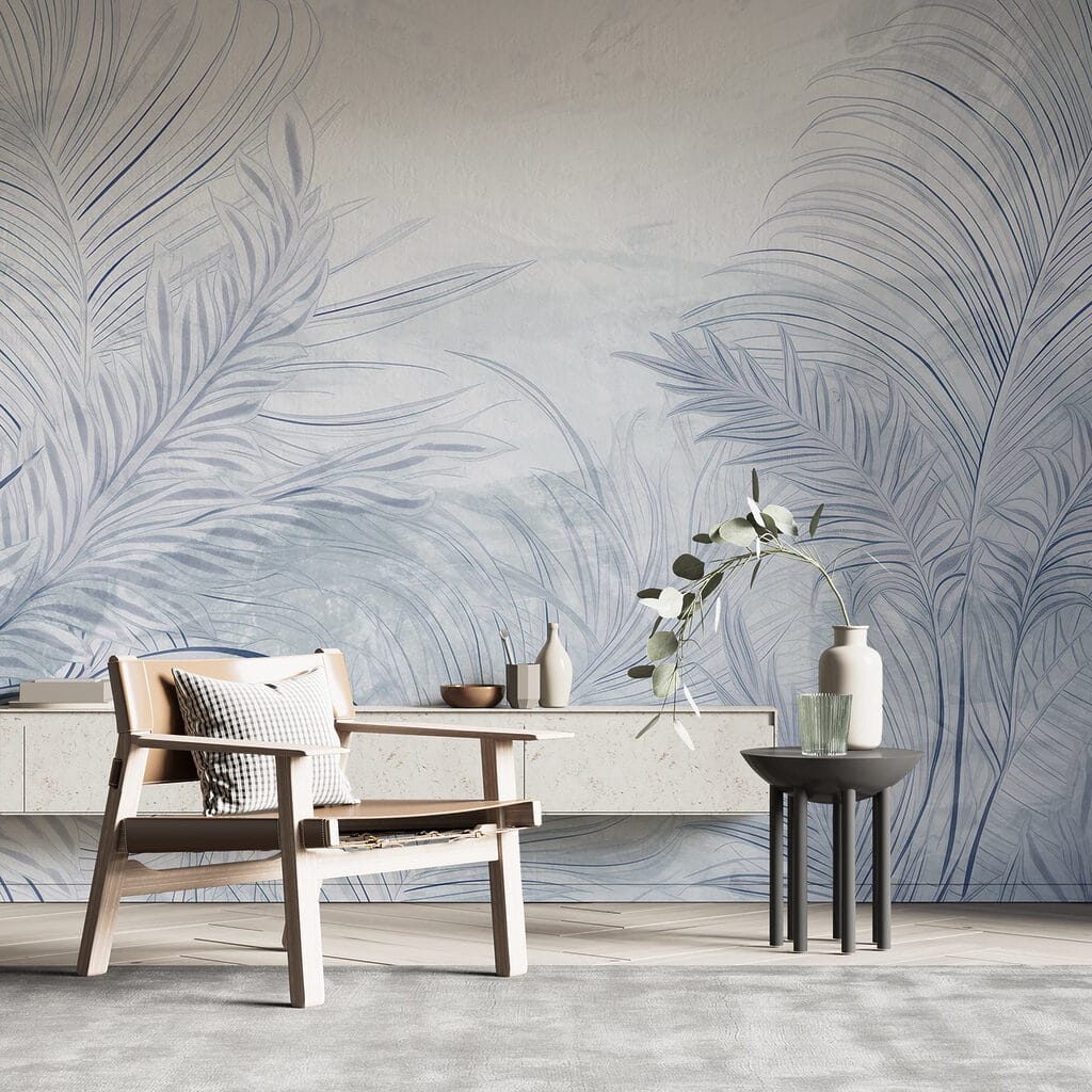 Nature's calming, soft palm leaves