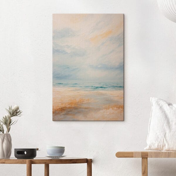Painting of a beach