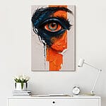 Картина Малювання очей фарбою на очах