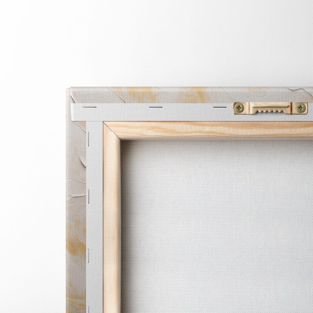 Painting of a man in a robe standing in water Painting of a man in a robe standing in water