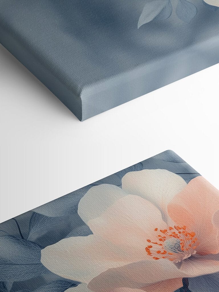 Delicate blooms in soft hues