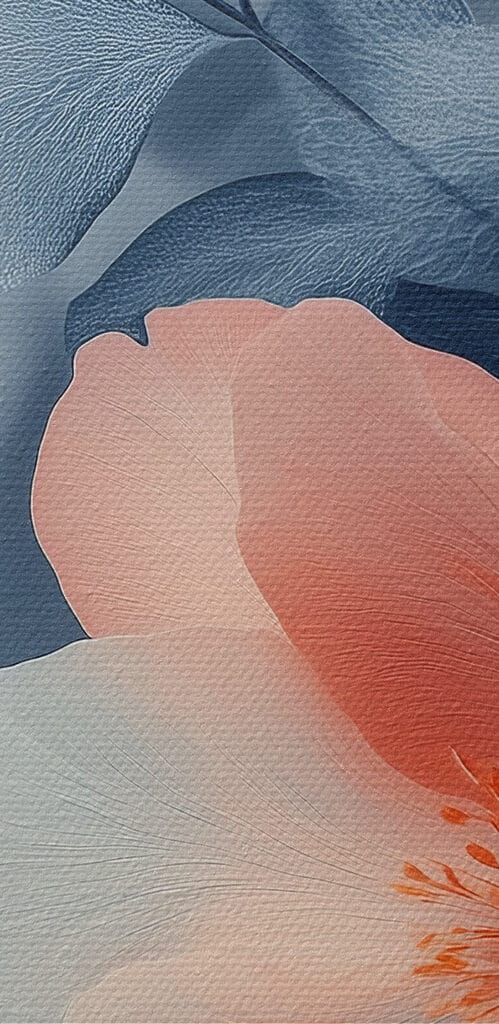 Delicate blooms in soft hues