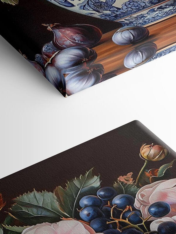 Painting of flowers in a vase Painting of flowers in a vase