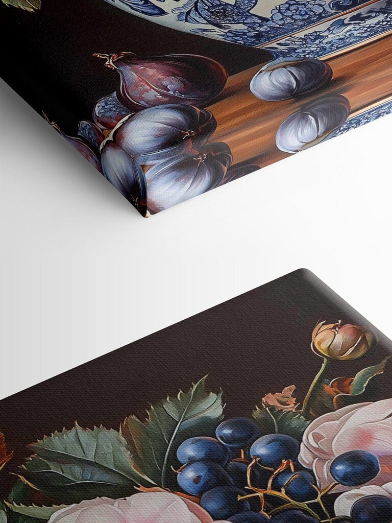 Painting of flowers in a vase Painting of flowers in a vase