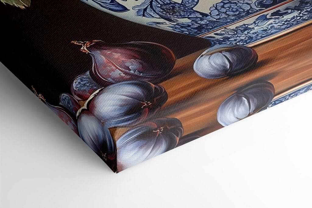 Painting of flowers in a vase Painting of flowers in a vase