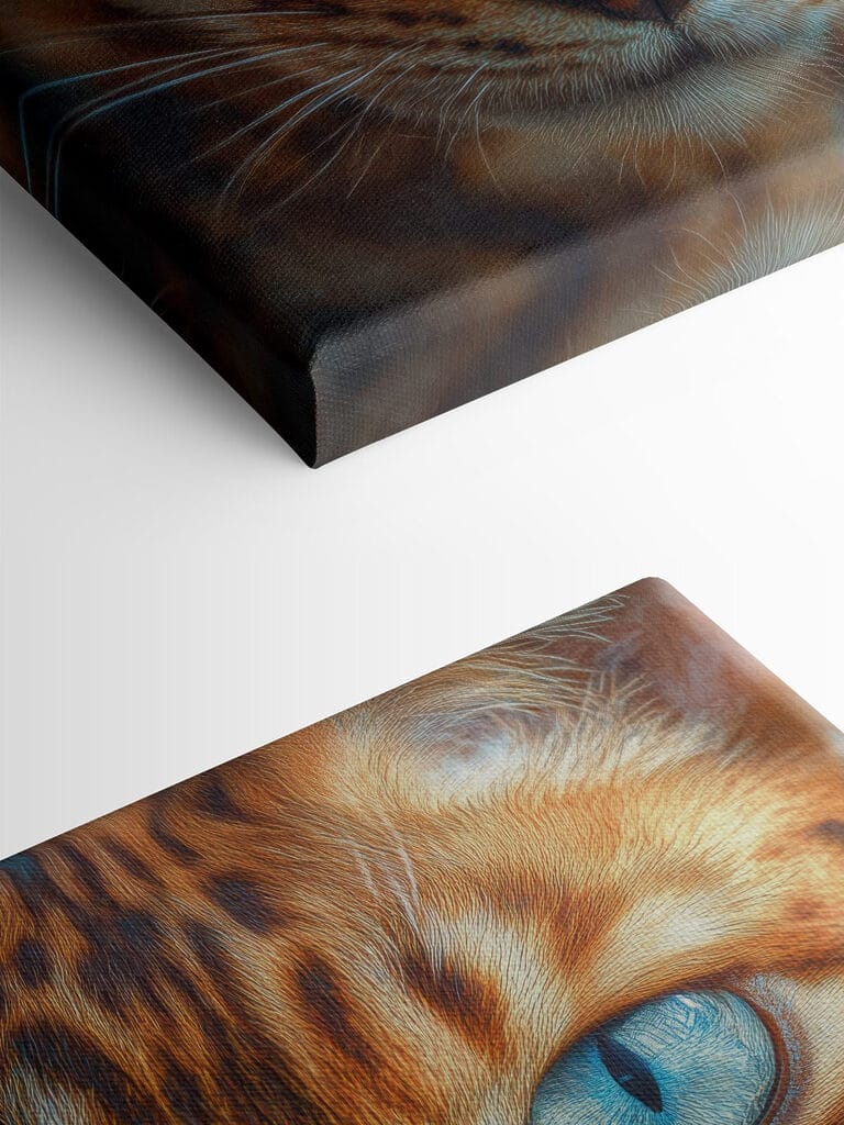 Majestic feline with striking eyes