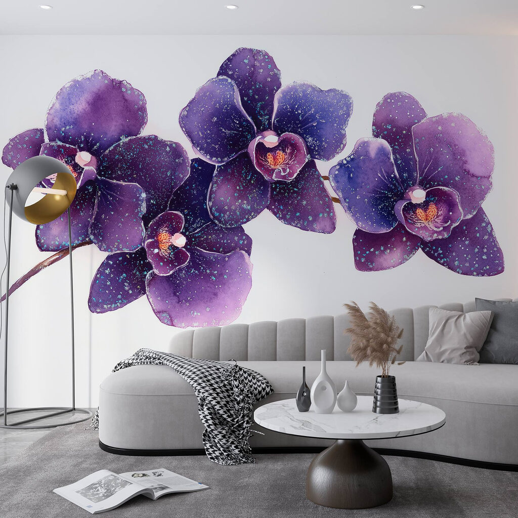 Group of purple flowers