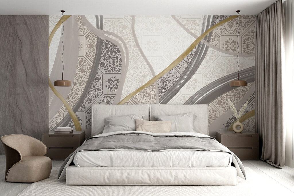 Sleek patterns in gentle hues Sleek patterns in gentle hues