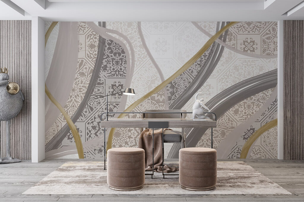 Sleek patterns in gentle hues Sleek patterns in gentle hues