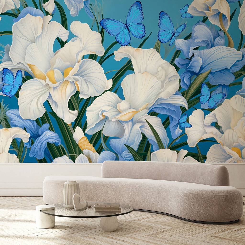 Beautiful blooms and vibrant butterflies