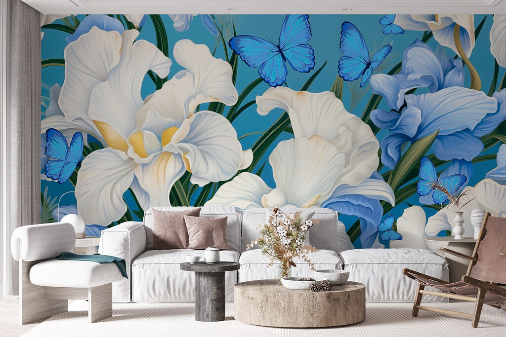 Beautiful blooms and vibrant butterflies