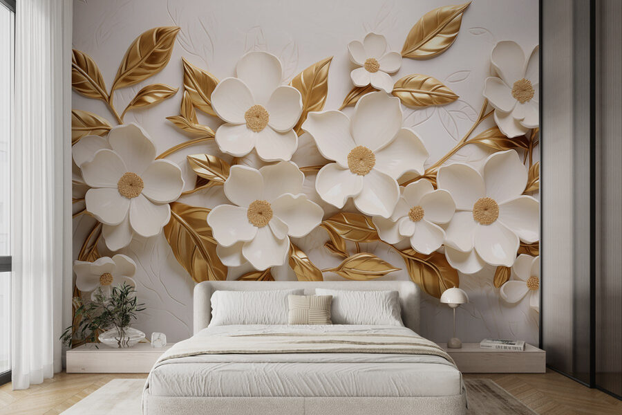 Elegant floral decor with soft colors Elegant floral decor with soft colors