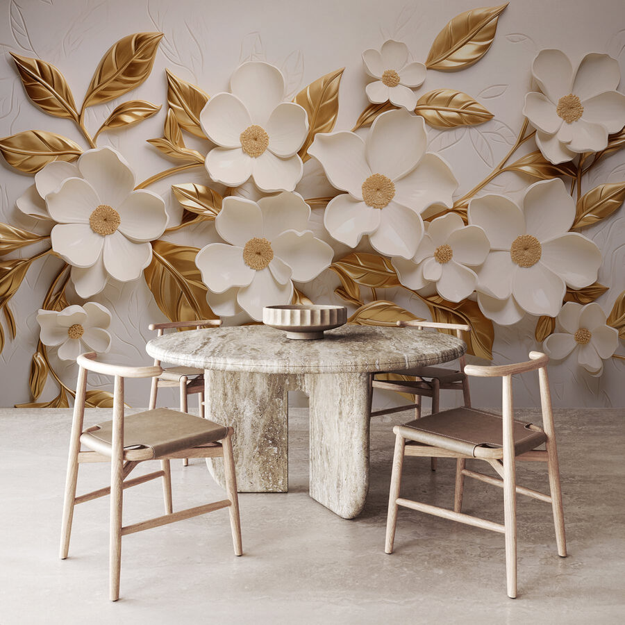 Elegant floral decor with soft colors Elegant floral decor with soft colors