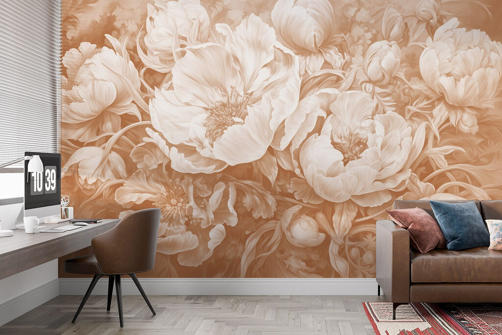 Delicate petals in soft hues