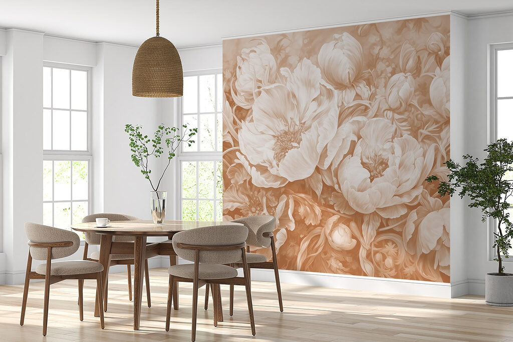 Delicate petals in soft hues