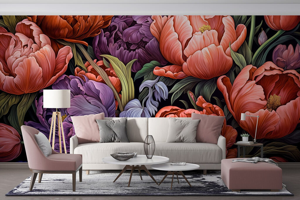 Vibrant blooms in rich colors Vibrant blooms in rich colors