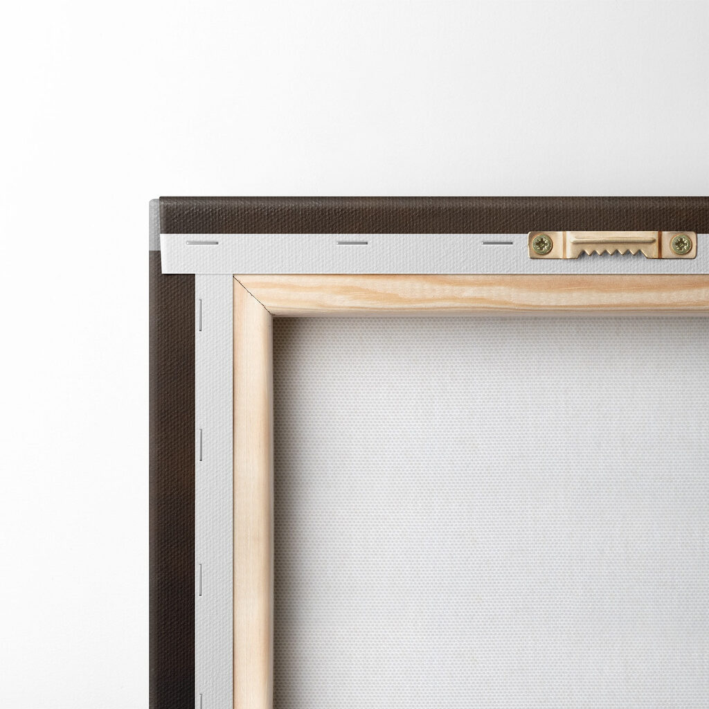 Yellow chick standing on a rock